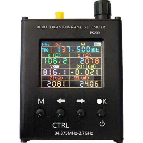 New 34.375MHz-2.7GHZ UV RF Vector Impedance ANT SWR Antenna Analyzer N1201SA