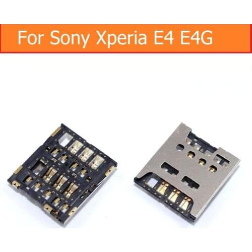 Genuine Sim Card tray For Sony xperia E4 E2104 E2105 E2114 Sim Card slot For Sony Xperia E4G E2003 E2006 E2053 Sim card reader