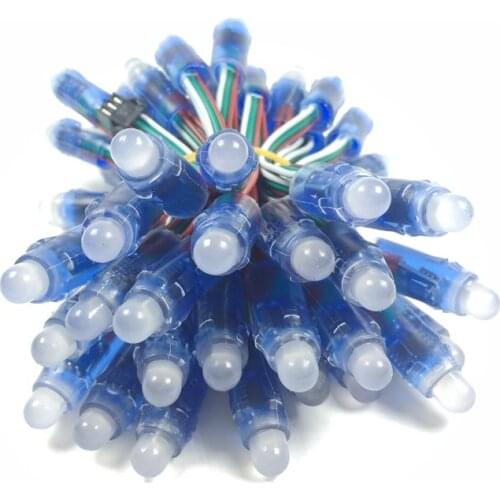 1000pcs DC5V 12mm WS2811 RGB LED Pixel module IP68 waterproof full color string perforator alphabet letter for sign