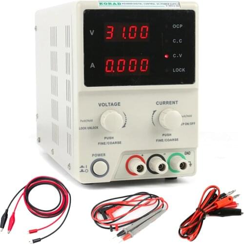 KD3005D Adjustable High Accuracy Programmable DC Power Supply 30V 5A Digital Laboratory Grade Power Supply Phone Repair Tool