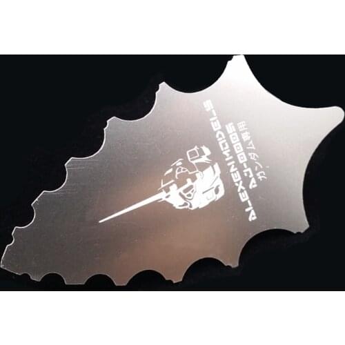 Alexen Scraper Resin Models Gundam Weapon Edge Repair Tools DIY Necessary Edge Horn Repair Knife Modeling Hobby Craft Accessory