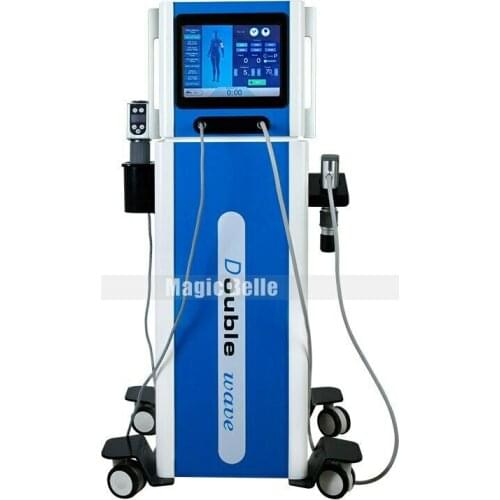 High Effect! Double Channel Shock Wave with Physical Pain Therapy System for ED Treatment Sports Pain Relief Body Slimming