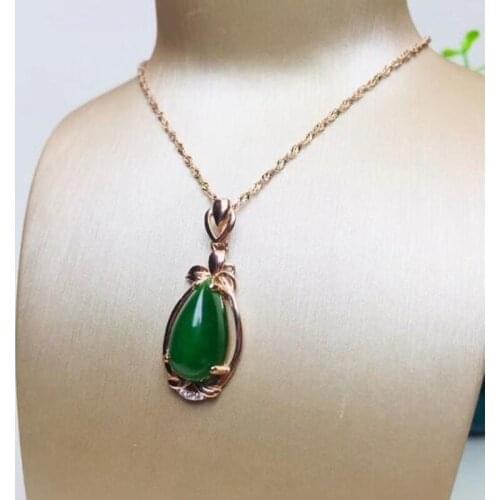 Boutique Jewelry Hetian Jade Jasper Pendant S925 Silver Necklace Give Christmas Presents To Ladies