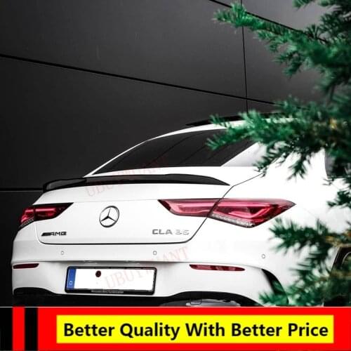 Rear Trunk Spoiler For Mercedes Benz W118 C118 Lip Spoiler CLA35 CLA180 CLA200 CLA250 CLA45 AMG Line 2020-2021 ABS Tail Wings