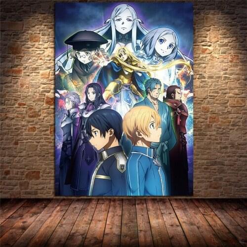 Full Round Diamond Embroidery Cross Stitch Dirll Diamond Mosaic Japanese Anime Sword Art Online 5d Diamond Painting Kit Set