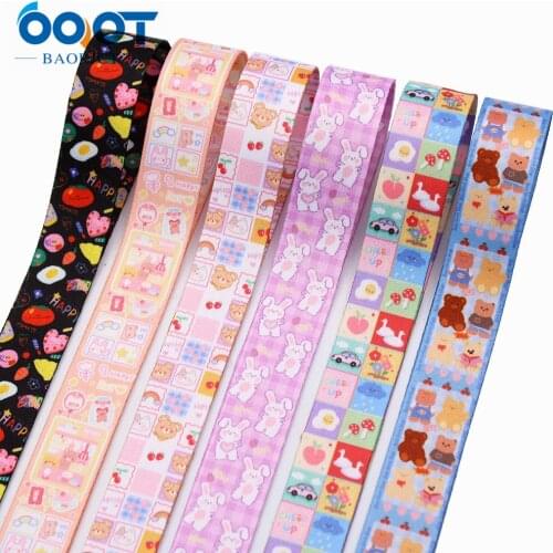 Double-Sided Cute Cartoon Phone Rope Ribbon,Bow Hat,3/4"(20MM) 10Yards Costume Party DIY Decoration Materials M-21119-94