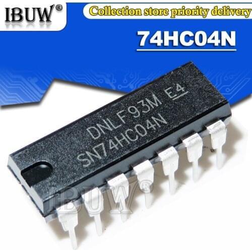 10PCS SN74HC04N DIP14 74HC04N SN74HC04 74HC04 DIP Integrated IC