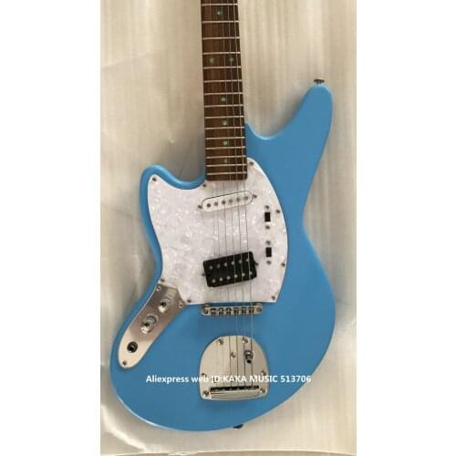 Custom Shop Left Handed Electric Guitar Blue High Quality Muiscal instruments