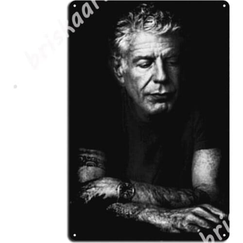 Anthony Bourdaim Metal Signs Cinema Garage Decoration Plates Living Room Tin sign Posters