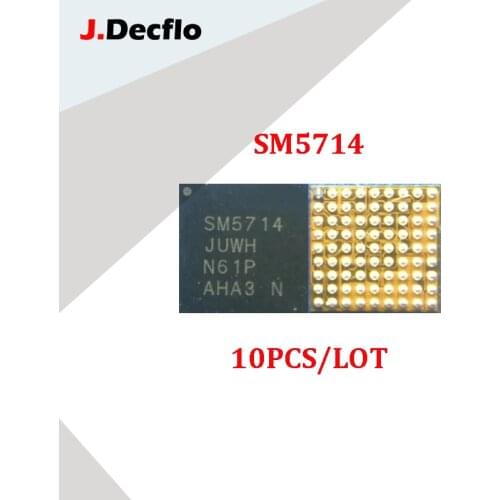 JDecflo 10Pcs/Lot SM5714 Charging Audio Display IC Module Chip For Samsung A8S G8870 Integrated Circuits Replacement Part Repair