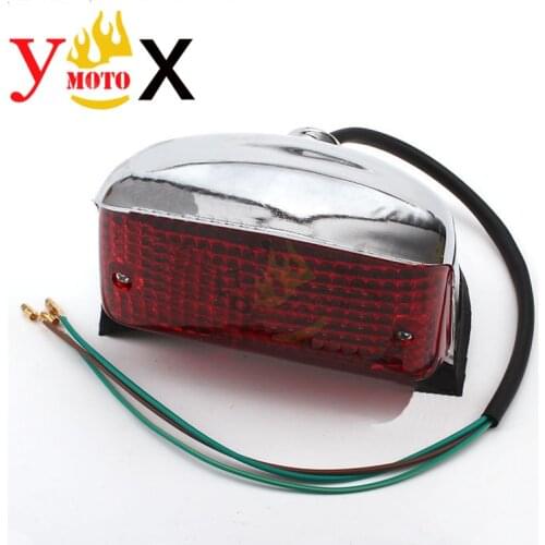 Motorcycle Rear Red Taillight Brake Tail Light Stop Indicator Set For Honda Rebel CMX250 1996-2011 CA250 96-12 CMX250C 2003-2011