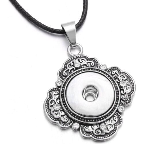 New Snap Button Necklace fit 18mm 20mm Snap Button Jewelry