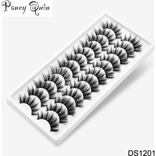 12 Pairs Lashes 3D Mink False Eyelashes Natural Dramatic Long Wispies Lash Makeup Extension Volume Beauty 3D Eyelashes Wholesale