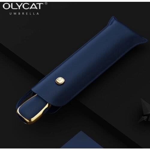 UV Protection Windproof Umbrella Portable Flat Size Automatic Ultralight Travel Business Rain Umbrella for Man and Women Gifs