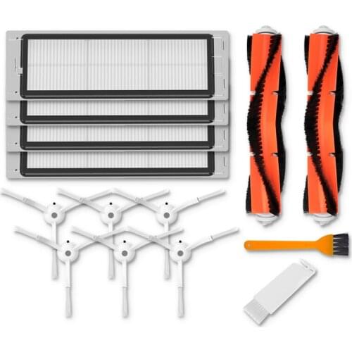 Main brush/ Hepa Filter/side brush for Xiaomi Vacuum Roborock S50 S55 S5 Robot Vacuum Cleaner Parts Accessories