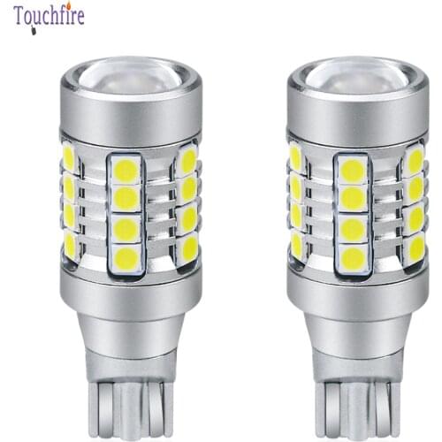 2Pcs/Lot T15 W16W 3030-28smd Canbus 6000K White Super Bright 1800LM Led Car Bulb Auto Lamp Reverse Light 10-30V