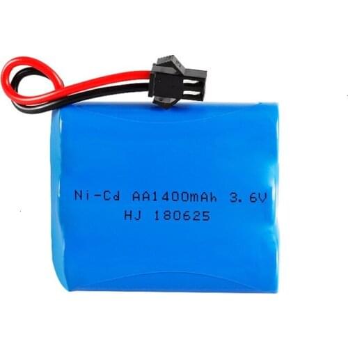 3.6v 1400mAh Battery Charger sets For RC Cars Robots Tanks Train Gun Boats Aa NiCD Battery 700mah 3.6v Rechargeable Battery Pack