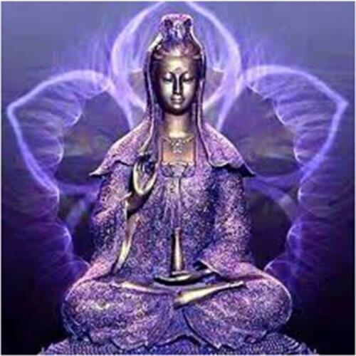 5D DIY Full Square/Round Diamond embroidery"Buddha statue"Cross Stitch Rhinestone Diamond Painting Mosaic Wall Sticker Gift SX11