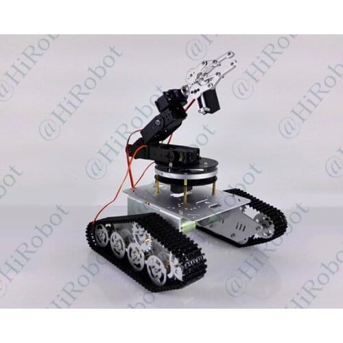 6 DOF vehicle-mounted TA002 Robot .Rotation Platform.aluminum alloy claw and 6pcs High torque servo for robot DIY,study project