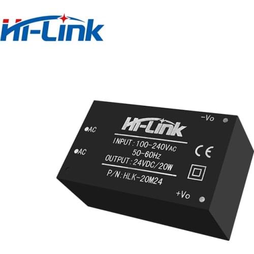 Free Ship 10pcs/lot Hi Link 85-264V to 20W 24V 830mA HLK-20M24 AC to DC switch power supply module