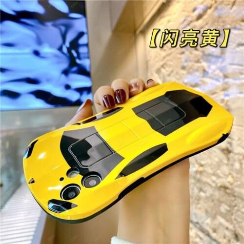 3D Sports Car Phone Case for iPhone 11 Pro Max 12 X XS XR 7 8 Plus SE 2020 Case Car Fashion Supercar Man Boy Cover for iPhone 10