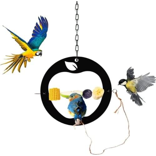 Black Metal Hummingbird Bird Feeder Hanging Fruit Vegetable Holder Bird Hanging Pet Supplies For Outdoor Tree Decoration