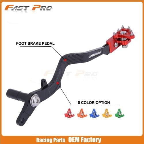 CNC aluminum Rear Foot Brake Pedal For Honda XR250R XR 250R 2000 2001 2002 2003 2004 XR250 Baja 00 01 02 03 04 05 06 07