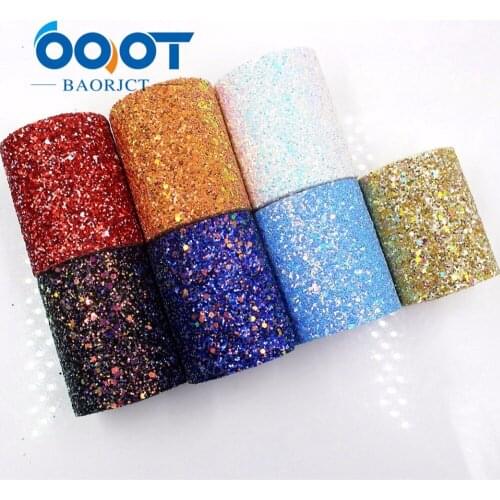 OOOT BAORJCT G-18930-1304,75 mm,2 yards Colorful Flash film Ribbons,Wedding decoration,Garment accessories,DIY handmade material