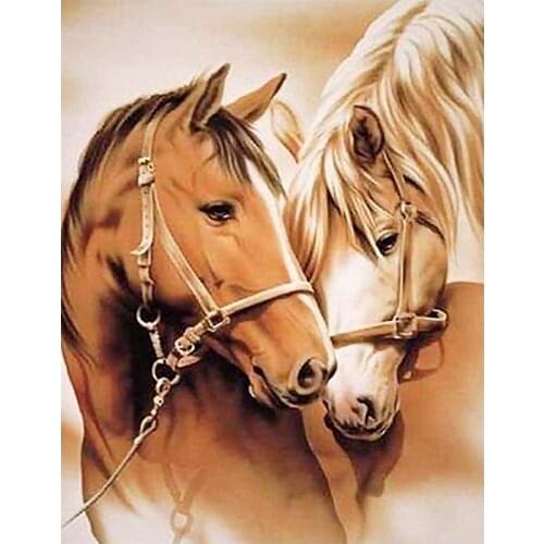 DIY Horse animal 5d Creative living cross-stitch Mosaic diy Mosaic diamond embroidery all drill square drill