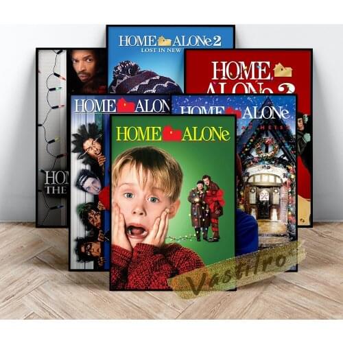 Home Alone Series Comedy Movie Poster, Movie Star Wall Art, Film Character Portrait Wall Picture, Home Alone Prints, Fans Gift