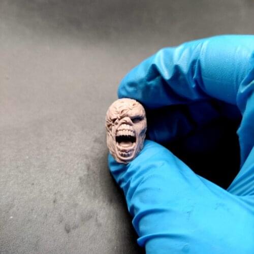 Blank 1/12 Scale The Boss Tracker Head Sculpt Unpainted Fit 6" ML Figure A Styles