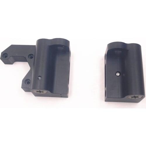 Funssor 1set Anet/Prusa i3 MK2/MK3 black anodized aluminum X motor/X idler kit metal X end motor/end idler