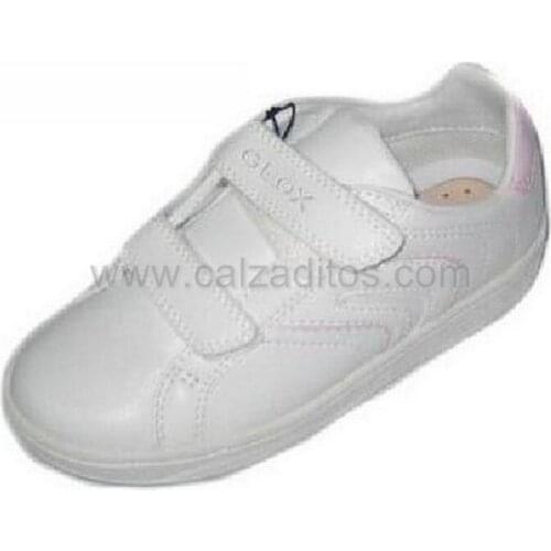 GEOX girls white sports with two fleece