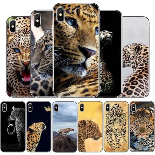 Leopard Silicone phone case For iphone 12 11Pro Max 11 XR XS Max X 8 7 6 6S Plus 5 5S SE 2020 Back Cover Shell