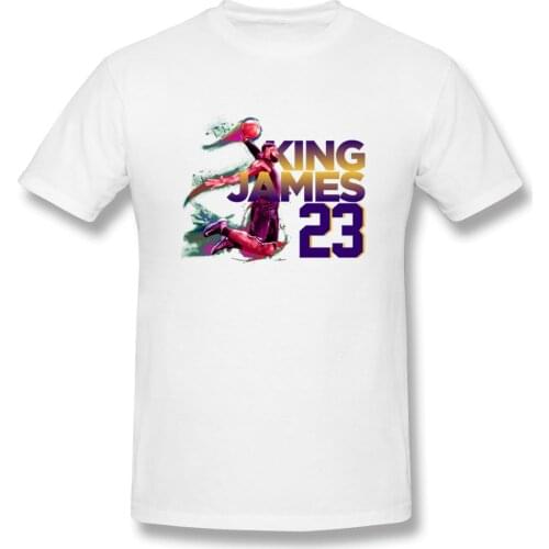 Funny King James Lebron And Jamesrt(2) Mens Basic Short Sleeve T-Shirt European Size