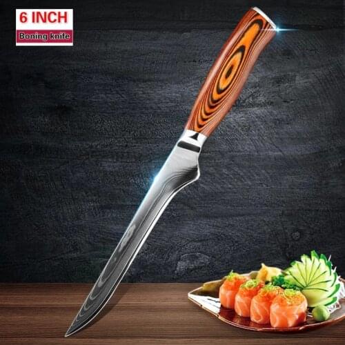 Stainless steel deboning knife Butcher knife Outdoor meat cleaver Kitchen kitchen knife Cooking knife