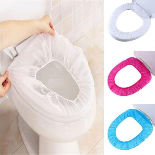 Disposable Plastic Toilet Seat Covers Pad For Camping Travel Sanitary