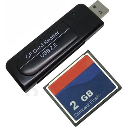 Industrial Compact Flash CF Card with USB2.0 card reader 64MB 128MB 256MB 1GB 2GB + cf Card 2.0 reader