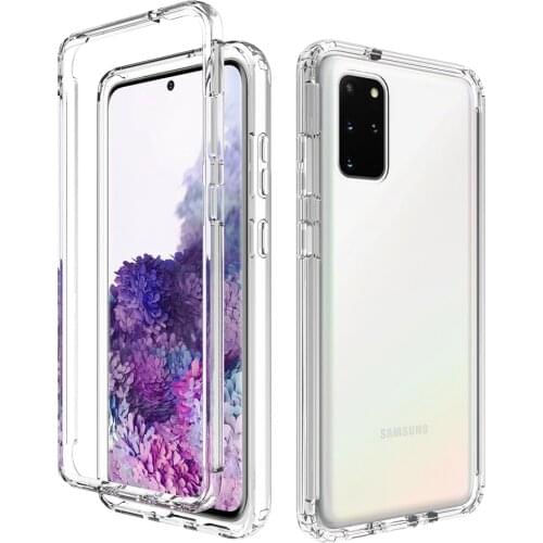 360 Full Body Clear Case For Samsung Galaxy S20 Cases S20FE Shockproof TPU Bumper Flexible Phone Cases S20 FE Funda