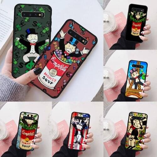 Luxury Cartoon Dollar Monopoly money Phone Case funda cover For Samsung S6 S7 edge S8 S9 S10 e plus A10 A50 A70 note8 J7 2017
