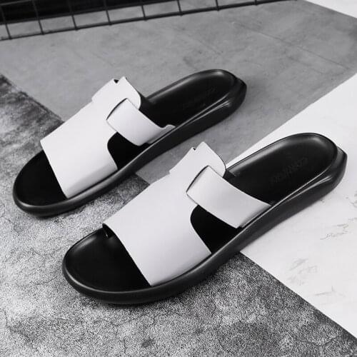 Minimalist Shoes Men Leisure Shoes Casual Fashion Man Flip Flop Comfort For Summer Slides Sandals Beach 2020 Trend Mens Platform