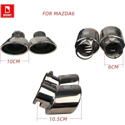 Car Exhaust Pipe Muffler Tail Pipe Outlet Nozzle End For Toyota Corolla Highlander RAV4 Yaris Mazda6 High Quality