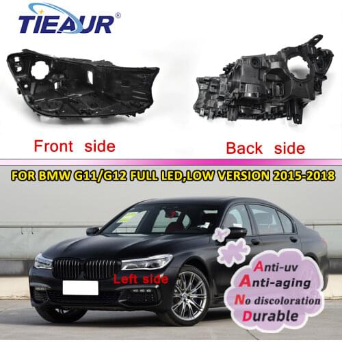 For G11 G12 730LI 740LI FULL LED 15-18 Headlight Real Housing Base Front Headlight Backing Base