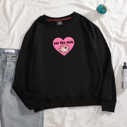 Frog Sweatshirt Crewneck Cotton Women Aesthetic Oversized Hoodie Goth Clothes Women Punk Long Sleeve Sweet Clothes Harajuku Tops