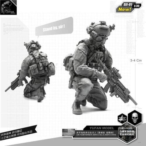1/35 Resin Kits Figure Model Us Seals New Version Resin Soldier SII-01