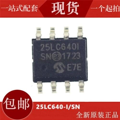 100% New&original 25LC640-I/SN SOP8 25LC6401 25LC640I In Stock