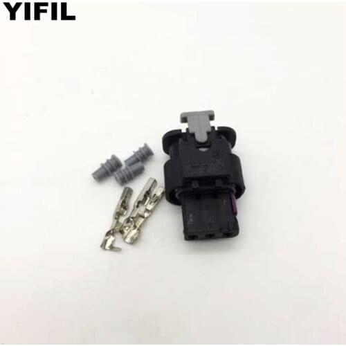5/10/50pcs/lot Tyco TE 3 Pin/Way Female Waterproof Automotive Connector Plug STECKER For VW SKODA AUDI 1-1718644-1 4F0 973 703