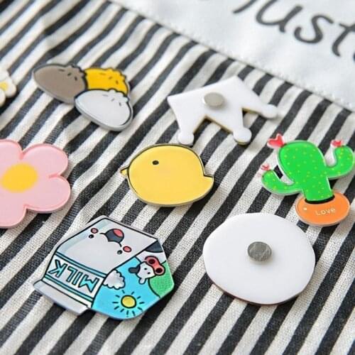 4Pcs Cute Cartoon Creative Powerful fridge Magnetic Refrigerator Magnets Educational Sticker