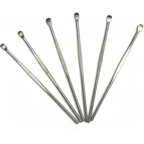 5 Pcs Stainless Steel Silicone Concentrate Dabber Tool