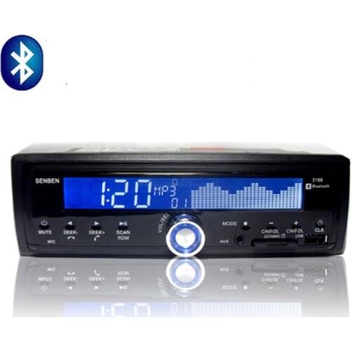24V Touch Button 1 Din 2.5 inch Car Radio MP3 Stereo Player Multimedia Car Radio Audio Player Support FM/MP3/WMA/USB/SD Card